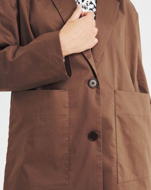 Blouson Dawompam02 marron