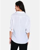 Chemise 100% Lin Julie blanche