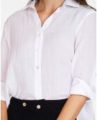 Chemise 100% Lin Julie blanche