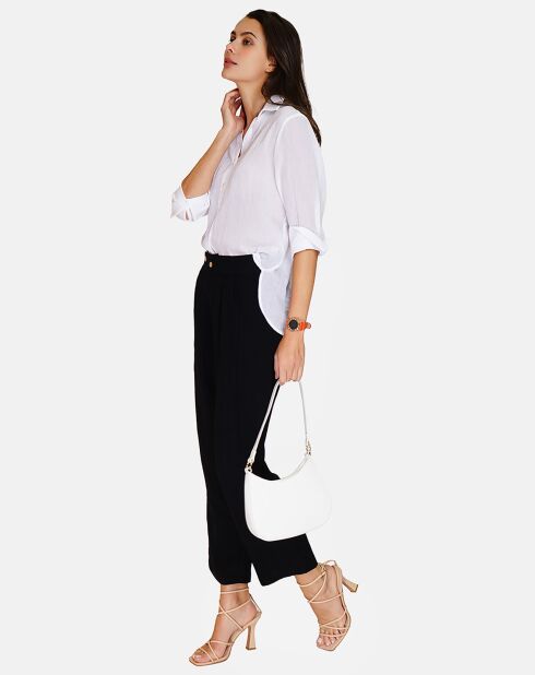 Chemise 100% Lin Julie blanche