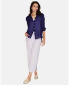 Chemise 100% Lin Julie marine