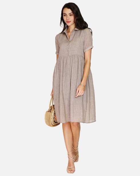 Robe 100% Lin Ines desert