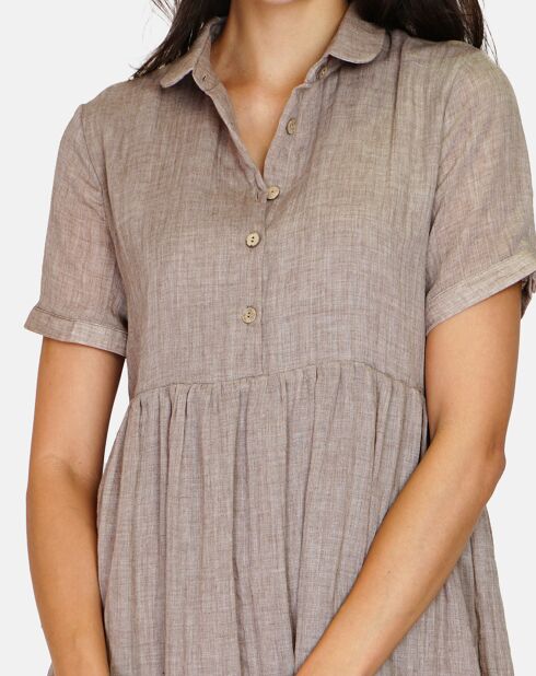 Robe 100% Lin Ines desert