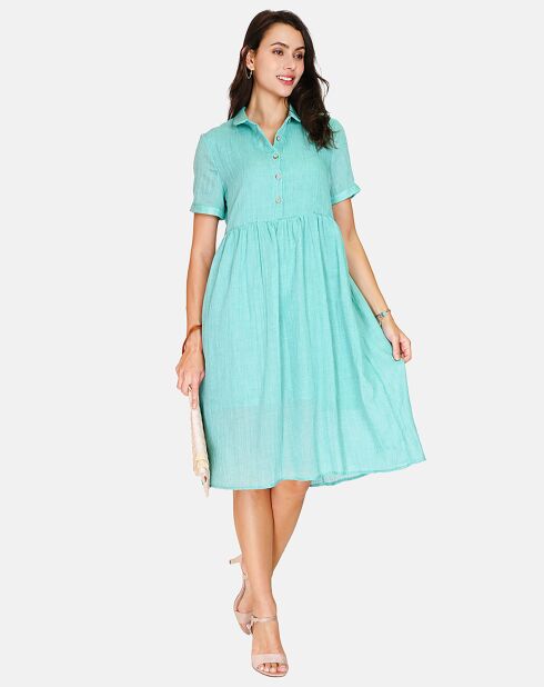 Robe 100% Lin Ines jade