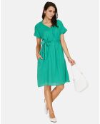 Robe 100% Lin Polette émeraude
