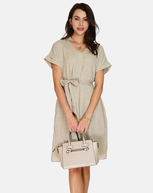 Robe 100% Lin Polette lin