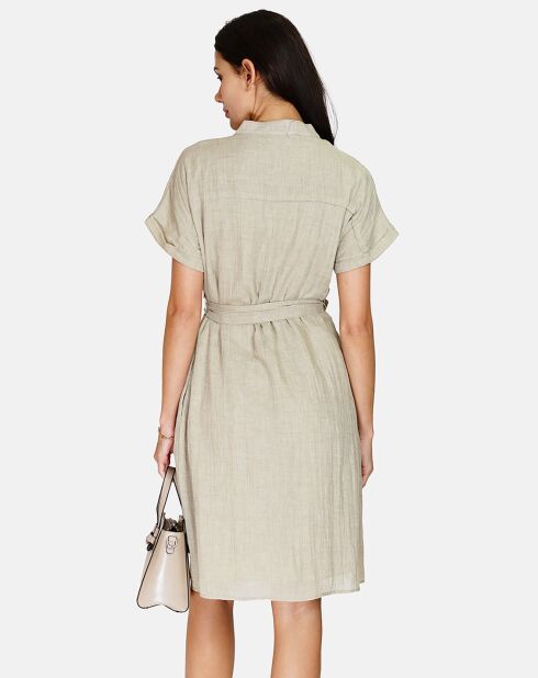 Robe 100% Lin Polette lin