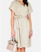 Robe 100% Lin Polette lin