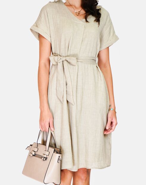 Robe 100% Lin Polette lin