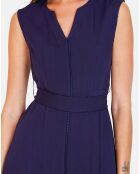 Robe en Lin & Coton Anais marine