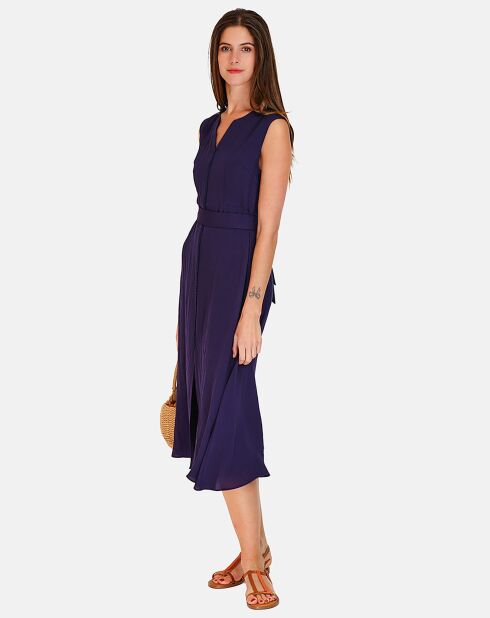 Robe en Lin & Coton Anais marine