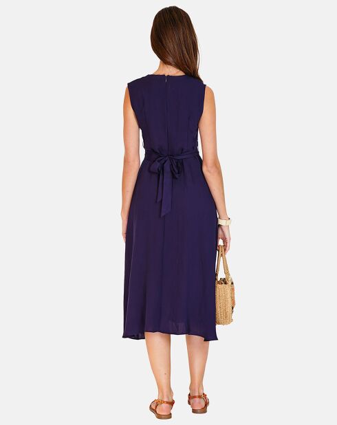 Robe en Lin & Coton Anais marine