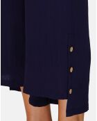 Pantalon en Lin & Coton Mylene marine