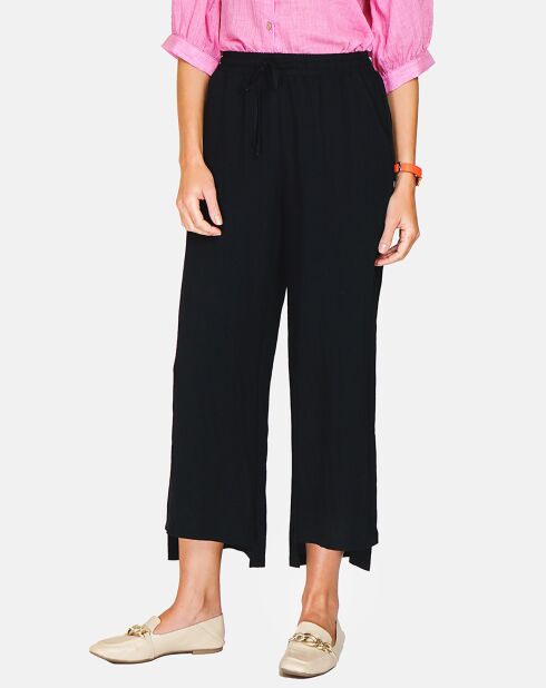Pantalon en Lin & Coton Mylene noir