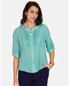 Chemise 100% Lin Laura jade