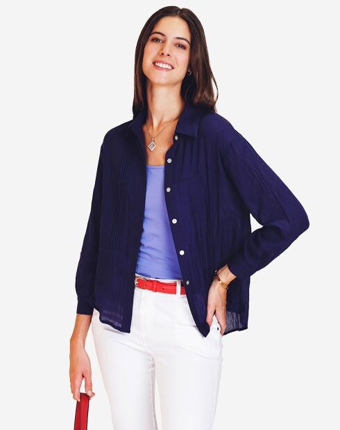 Tunique 100% Lin Tamara marine