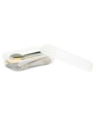 Set de 12 couverts vert/jaune