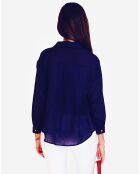 Tunique 100% Lin Tamara marine