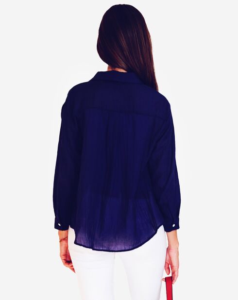 Tunique 100% Lin Tamara marine