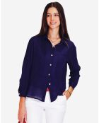 Tunique 100% Lin Tamara marine