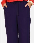 Pantalon en Lin & Coton Marilyne marine