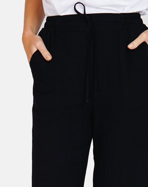 Pantalon en Lin & Coton Marilyne noir