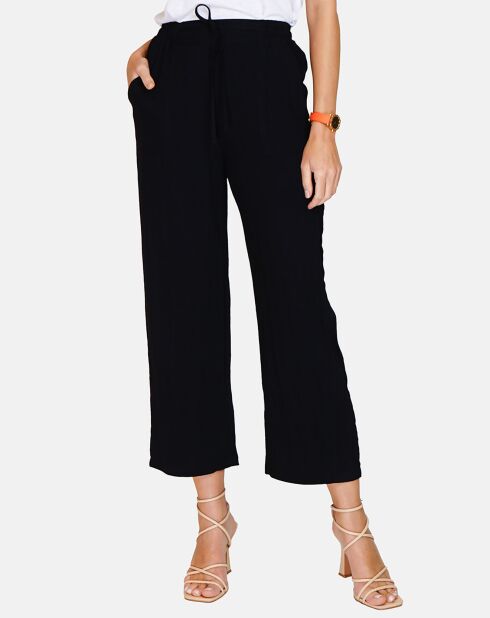 Pantalon en Lin & Coton Marilyne noir