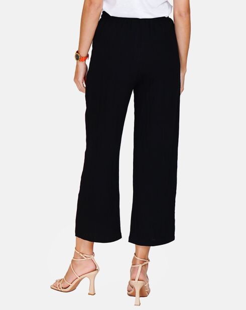 Pantalon en Lin & Coton Marilyne noir