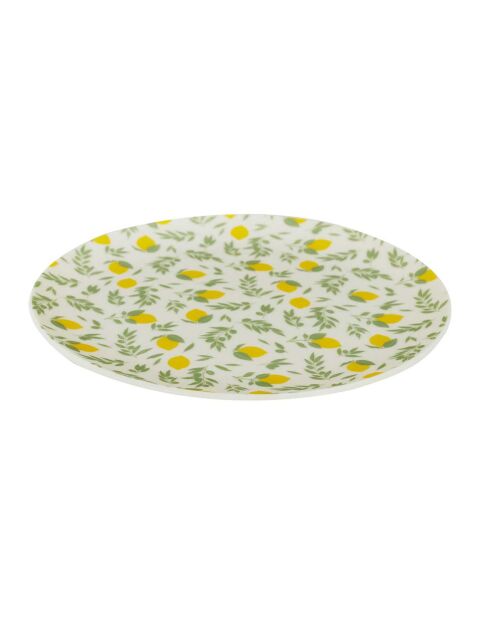 2 Assiettes plastique bain de soleil coloris aléatoire - D.20 cm