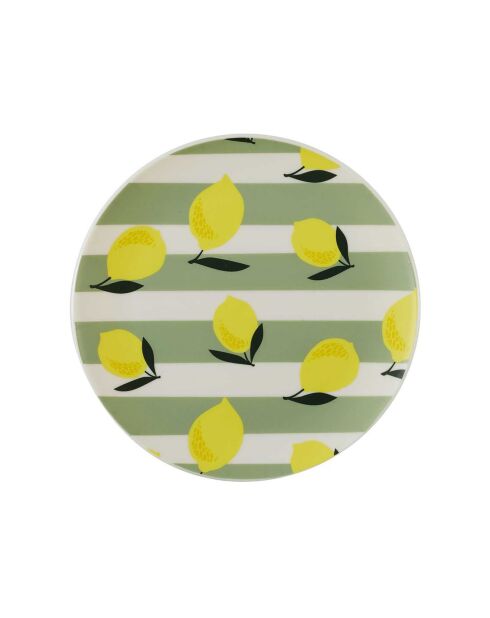 2 Assiettes plastique bain de soleil coloris aléatoire - D.20 cm