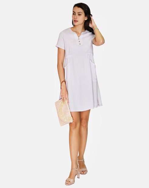 Robe en Lin & Coton Rose lin