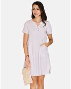 Robe en Lin & Coton Rose lin