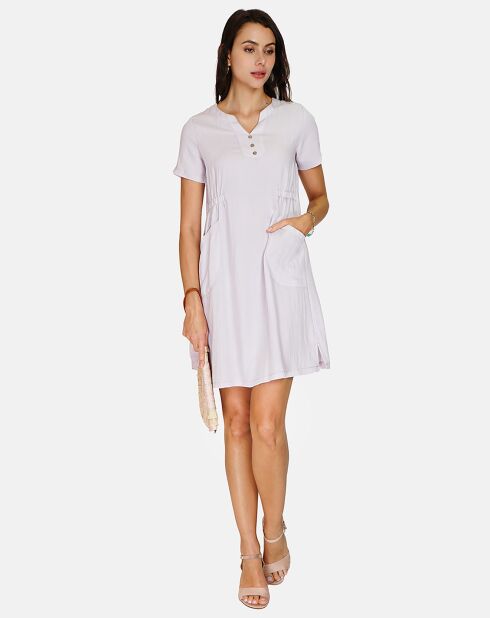 Robe en Lin & Coton Rose lin