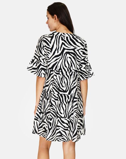 Robe en Lin & Coton Olivia noire