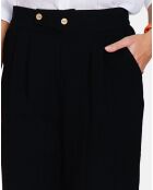 Pantalon en Lin & Coton Sylvia noir