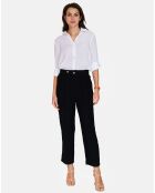 Pantalon en Lin & Coton Sylvia noir