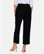 Pantalon en Lin & Coton Sylvia noir