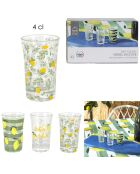 3 Verres shooter bain de soleil - 4 cl