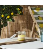 Vela de citronela en tarro para tomar el sol en colores aleatorios, 1 mecha, 25 h