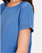 T-shirt en Coton & Lin Lola marine
