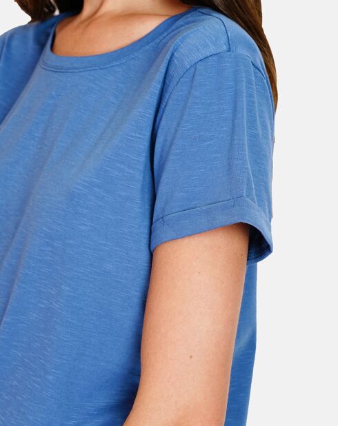 T-shirt en Coton & Lin Lola marine