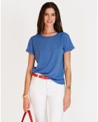 T-shirt en Coton & Lin Lola marine