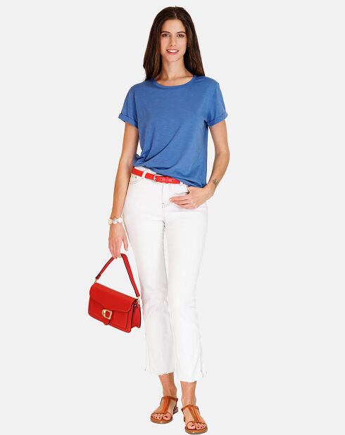 T-shirt en Coton & Lin Lola marine