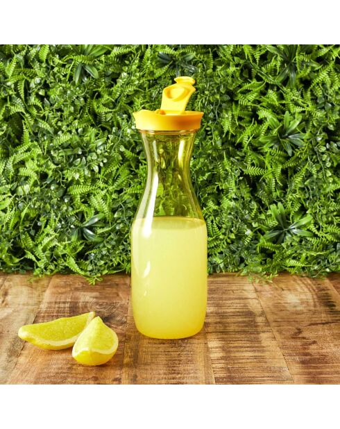 2 plastic zonneflessen in willekeurige kleuren - 2x1L