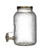 Fontaine en verre citron 3.8L - 15x26x19 cm