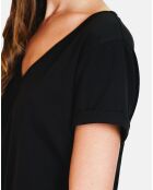 T-shirt en Coton & Lin Marta noir