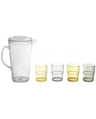 Pichet avec 4 verres bain de soleil - 19 cl