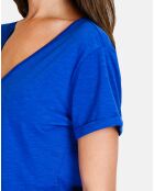 T-shirt en Coton & Lin Marta royal