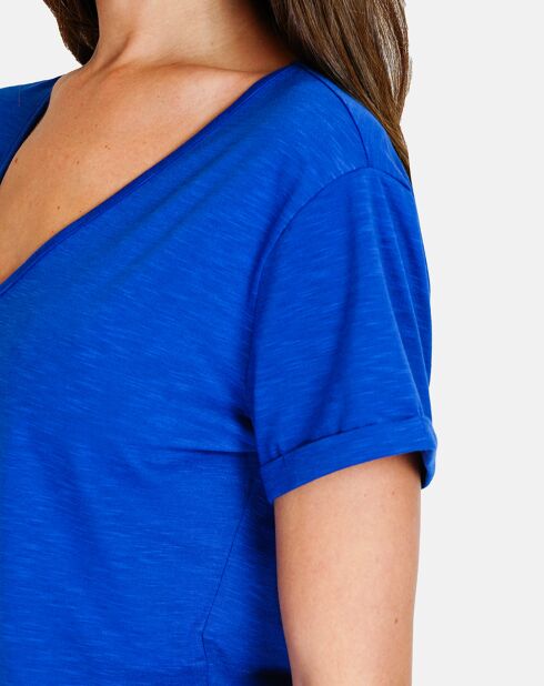 T-shirt en Coton & Lin Marta royal