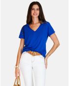 T-shirt en Coton & Lin Marta royal